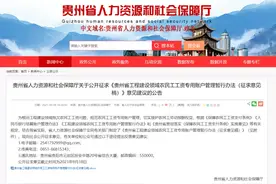 事关工资！贵州省人社厅这个《办法》正公开征求意见图片
