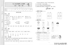 21年秋部编版语文1年级上册考点梳理及全套同步测试卷含答案图片