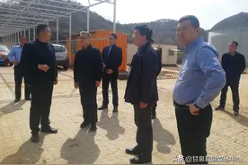 延安甘泉：陕西粮农集团董事长刘利民来我县考察调研图片