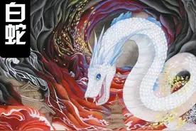 白素贞原型生物分析 最有可能是白变异形成的“白锦蛇”图片