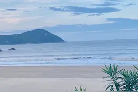 海边手机随拍 懒得化妆就带墨镜图片
