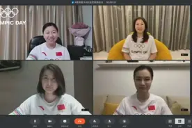 郭晶晶吴敏霞罕见同框！奥运冠军郭晶晶自曝教练曾用猪肉逼她减肥图片