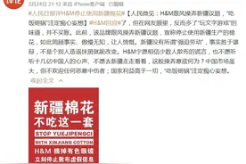 刚刚，六大央媒痛批H&M！“吃饭砸锅”注定痴心妄想，是时候给赚中国人钱的外国品牌立规矩了图片