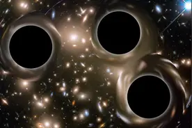 最新发现：时间可以倒流！三体黑洞，在普朗克尺度效应下发生了图片