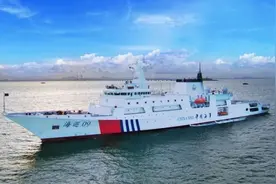 海巡09轮：体量1.3万吨，入列海事局，而非海警局，别搞混淆了图片