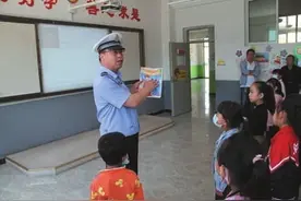 这个“六一”太特别，浑源交警居然进校园图片