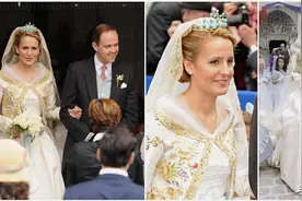 五颜六色喧宾夺主！王室婚礼上公主王妃佩戴的彩宝王冠有哪些图片