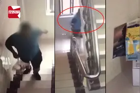 尴尬！深圳一外卖员楼道大便矢口否认，调出监控瞬间打脸视频封面
