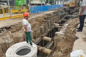 最常见的基坑支护方式——钢板桩图片