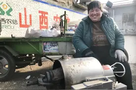 58岁农村胖大妈 网购回神器做生意 又环保又挣钱说发财不是梦图片