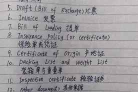 外贸信用证支付条款相关英文图片