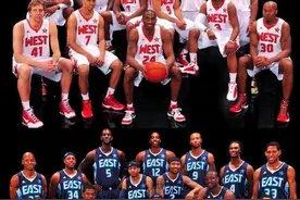 十几年前的NBA还记得吗？这些球星你还认得全吗？图片