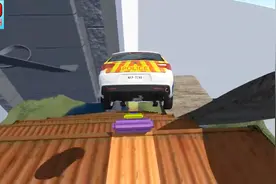 BeamNG：汽车高速从万米高空集装箱楼梯滚落，爽爆体验！视频封面