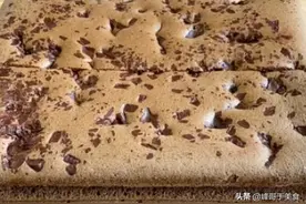 烘焙食谱，巧克力古早蛋糕的制作方法，做法简单，超好吃图片