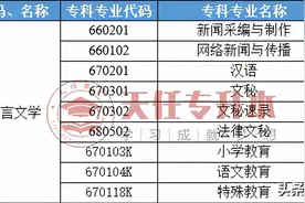 河南专科语文教育专业，专升本可以选择哪些专业？图片