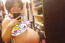 谢依霖发孕照获45万赞，妈妈最真实的样子，震撼又感动图片