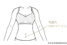 “养生大穴”气海穴，靠近丹田的养气穴图片