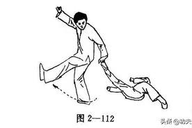 螳螂拳实战：揪腿变摆腿、扫腿的攻击技法，瞬间击倒对手的技巧图片