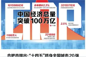 2020年合肥GDP有望跻身“万亿榜单”，2025年力争1.6万亿 | 早读安徽图片