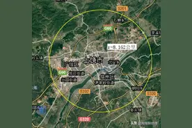 上饶市各地至市区直线距离，广丰区最近，鄱阳县最远，了解一下？图片