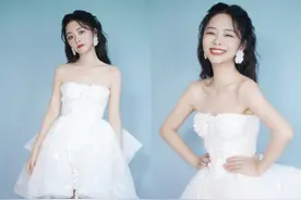 30岁的谭松韵依旧是娃娃脸，穿衣审美极具少女心，甜美风走起图片