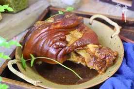 红烧猪肘子高压锅版，不用油炸，45分钟皮酥肉烂，无难度味道香图片
