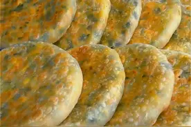 热天，这种素馅饼子是我家的最爱，清淡营养，做法简单，吃不腻图片