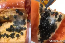 能吃吗？木瓜切开惊见「盘丝洞」 内行劝阻曝光严重后果图片