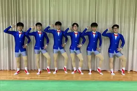 柯南现实版体操服，六个小伙子穿着却显油腻，网友：高质量柯南？图片