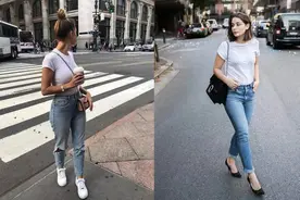 大胸or小胸，穿同一件衣服谁更好看？图片