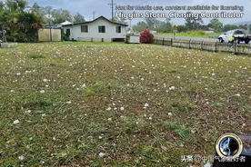 澳大利亚降下16厘米巨型冰雹，街道堆成冰山！拉尼娜已在发疯？图片