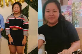 一位肥胖小姐姐，花一年时间，减去50斤体重，练出翘臀身材图片