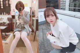 日本男中年漫画家遭遇粉丝送“女装”，然而穿上去自拍，别有风情图片
