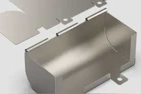 用SolidWorks画的钣金箱子，要用到薄片、褶边功能图片