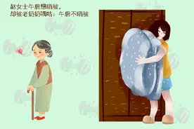 老话说：“给宝宝晒被子不过午”，并非是迷信，而是有一定道理的图片