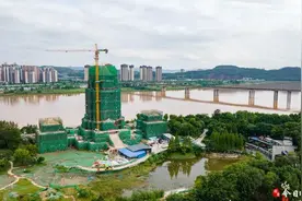 主体全部完工！南充这个地标建筑开始内外装修​，多张图片曝光图片