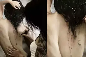 她笔下超火爆的人体绘画，用色大胆，美到让人窒息图片