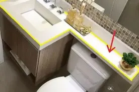 洗漱台都能玩出花样？只需延伸10公分，解决小户型洗漱超多问题图片