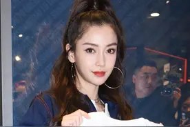 Angelababy的基础款运动服穿搭，活力满满图片