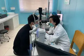 新郎视力下降竟是角膜病变，无锡医生妙手回春图片