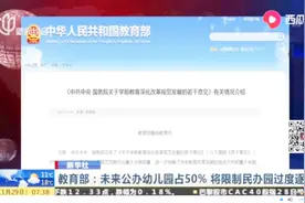 学前教育进入义务教育？未来公办幼儿园占50%，限制民办过度逐利视频封面