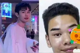 发际线男孩小吴，一年多没见，模样大变，看起来他过的不错图片