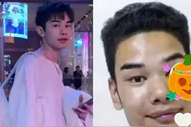 发际线男孩小吴，一年多没见，模样大变，看起来他过的不错图片