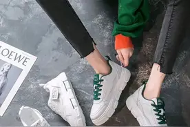 厚底小白鞋韩版百搭休闲春季新款ins运动女式跑步板鞋图片