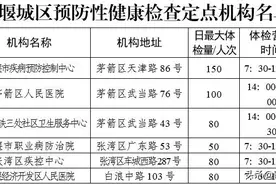 6家定点机构名单已公示 十堰这两类人员可就近办理健康证图片