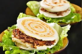 美味可口的肉夹馍，陕西人的精神故乡图片