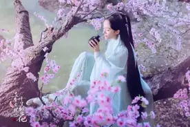 三生三世，佛渡缘人！桃花十里，取一朵放心上，吾生愿牵尘，足矣图片