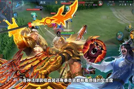 后羿：理论上我1发普攻=2次法球3层吸血9段伤害图片