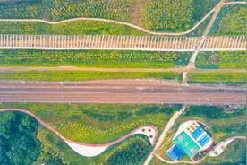 惠济铁路沿线延伸出一幅四季绿色观景图 精雕细琢展示“北静”魅力图片