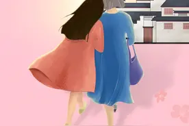 牵起妈妈的手，漫漫岁月我们陪您一起走图片